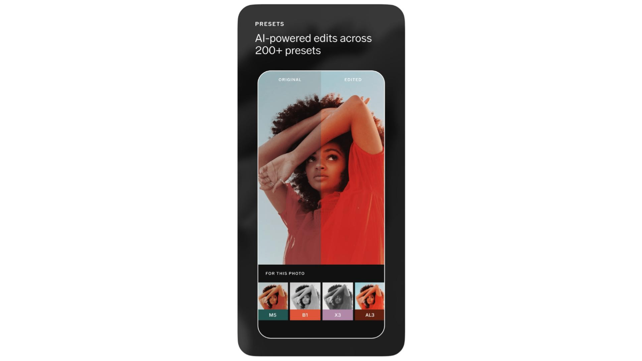 App di editing fotografico VSCO per iPhone