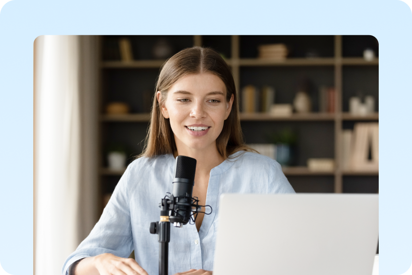 Producera visuella och flerspråkiga podcasts