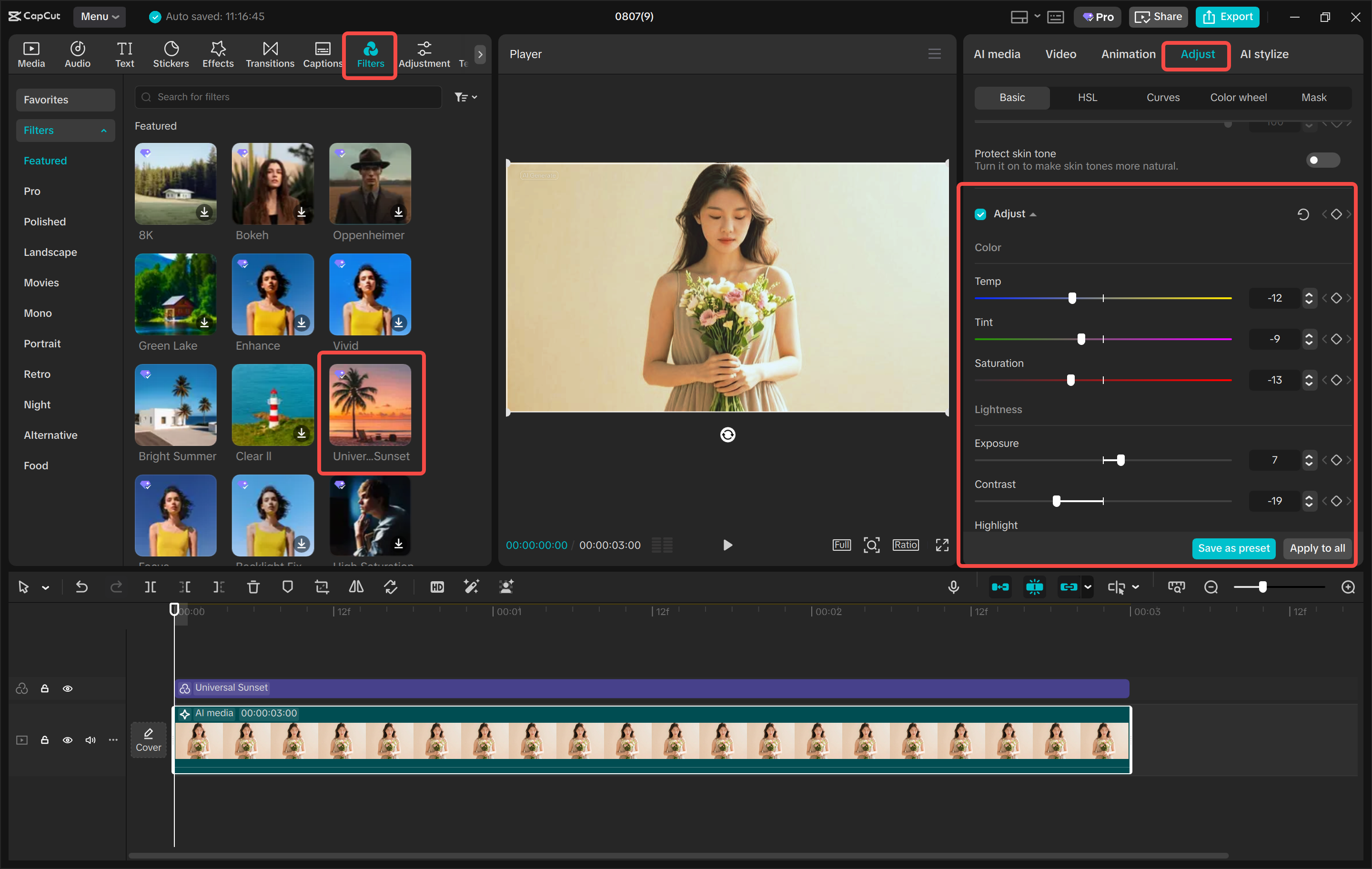Using AI tools to edit the image with the CapCut desktop video editor