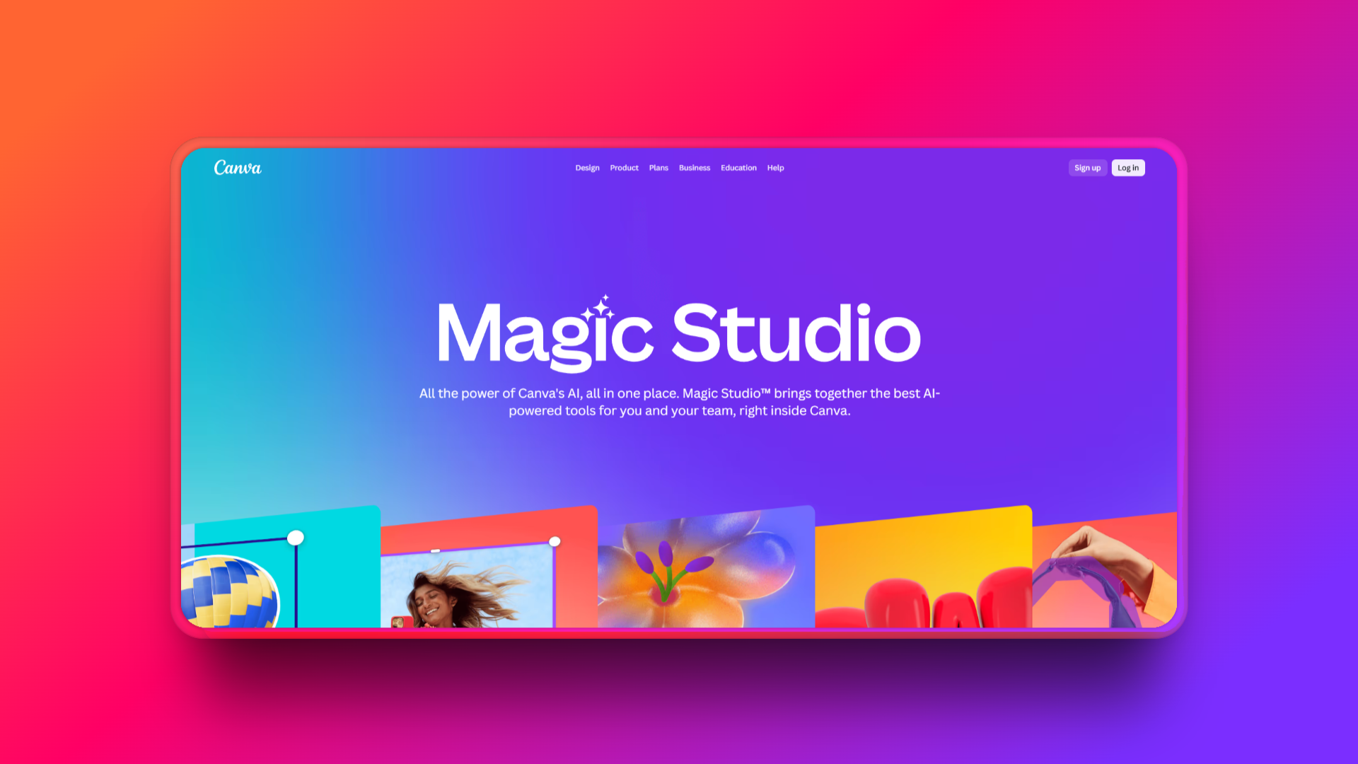 Canva's AI video generator