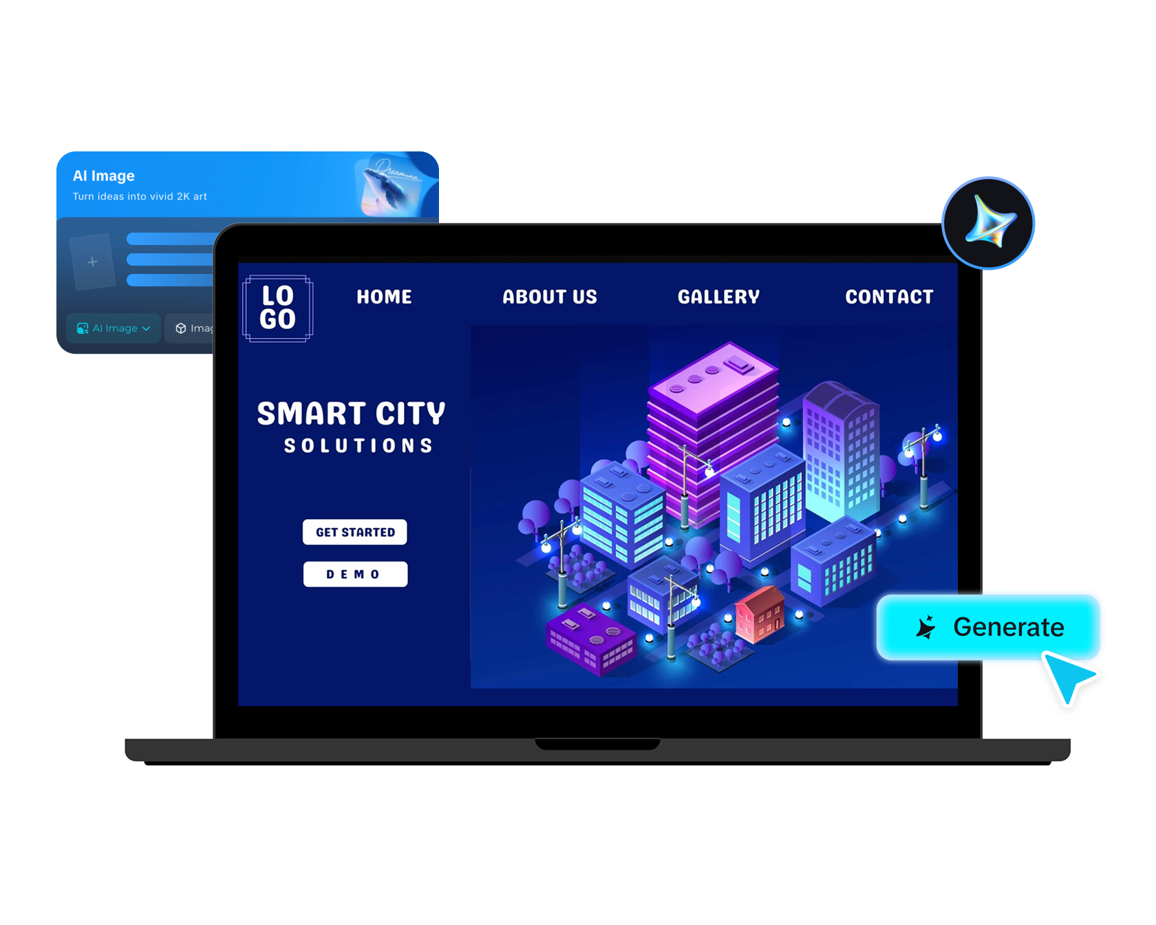 yapay zeka web sitesi oluşturucu