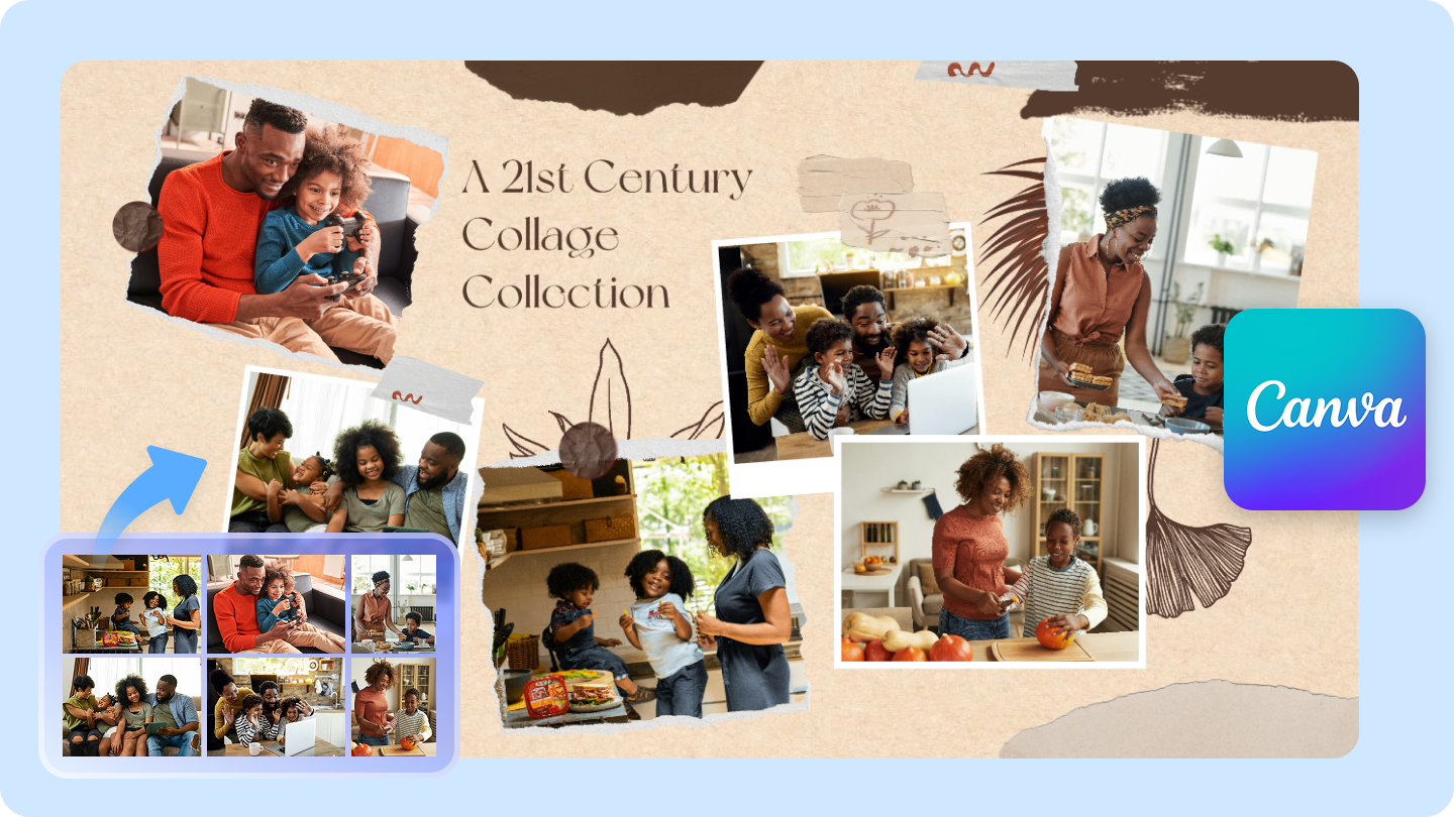 foto collage Canva