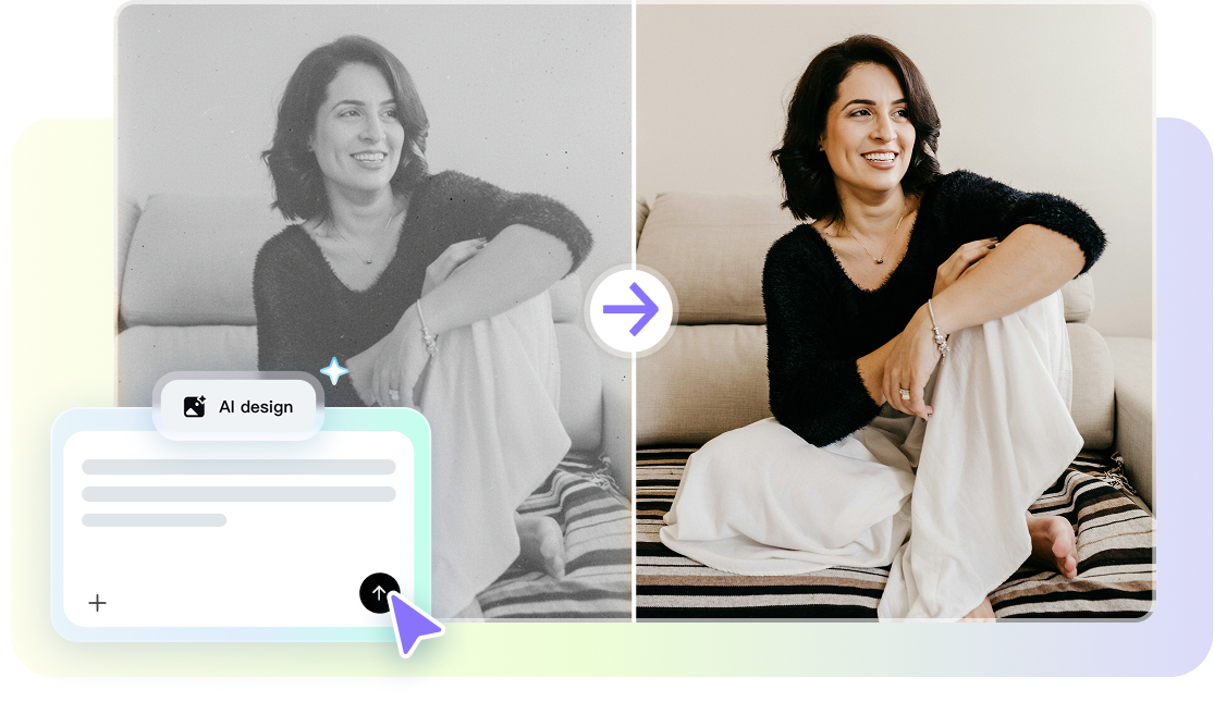 Restore old photos with CapCut smart AI repair