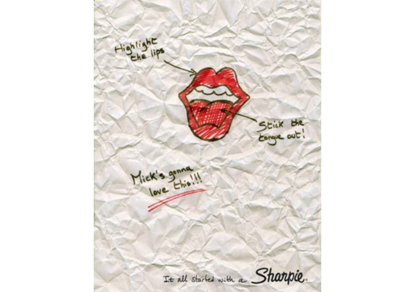 Sharpie - logo majalah iklan yang terkenal