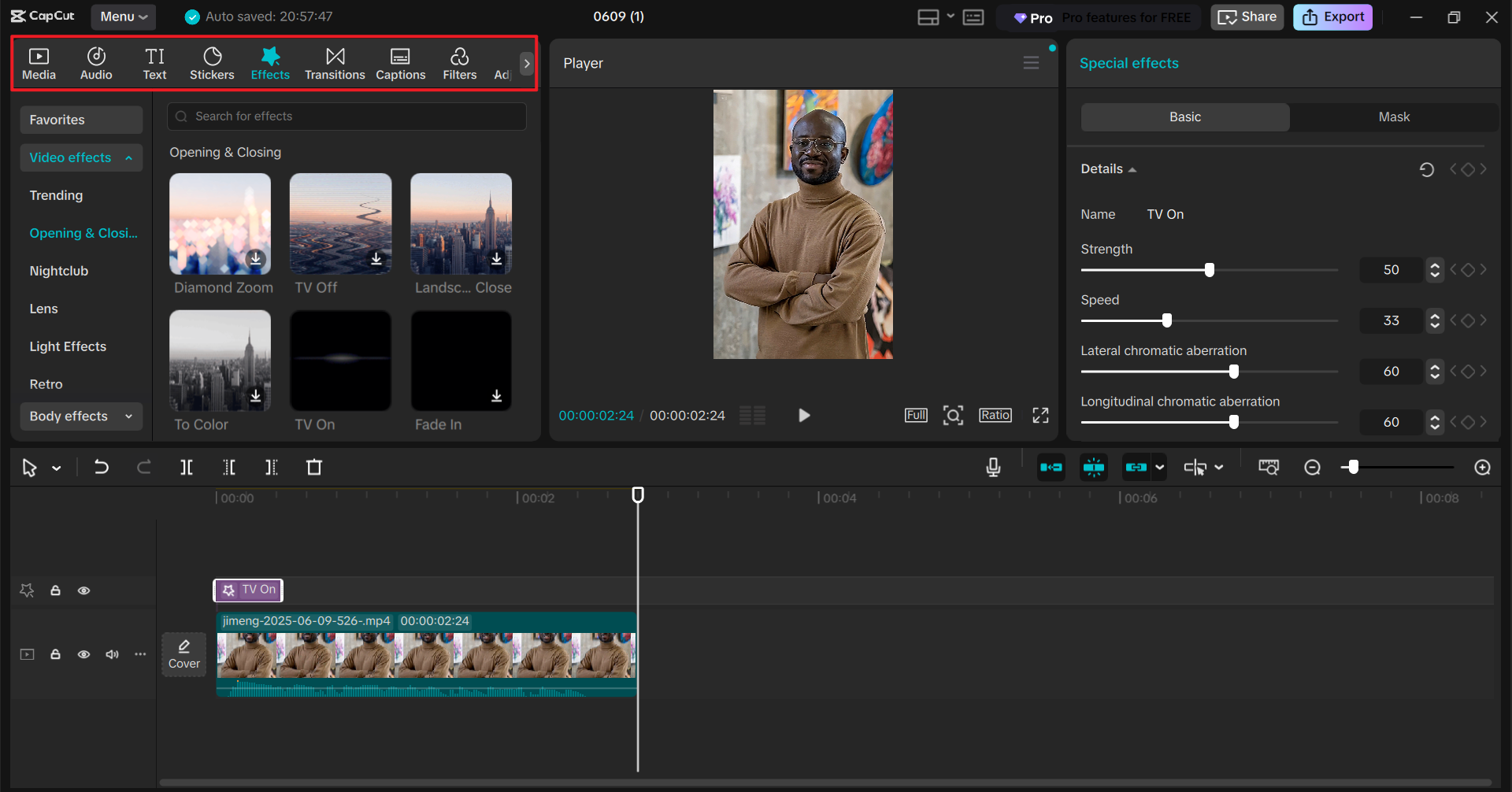Edit your video