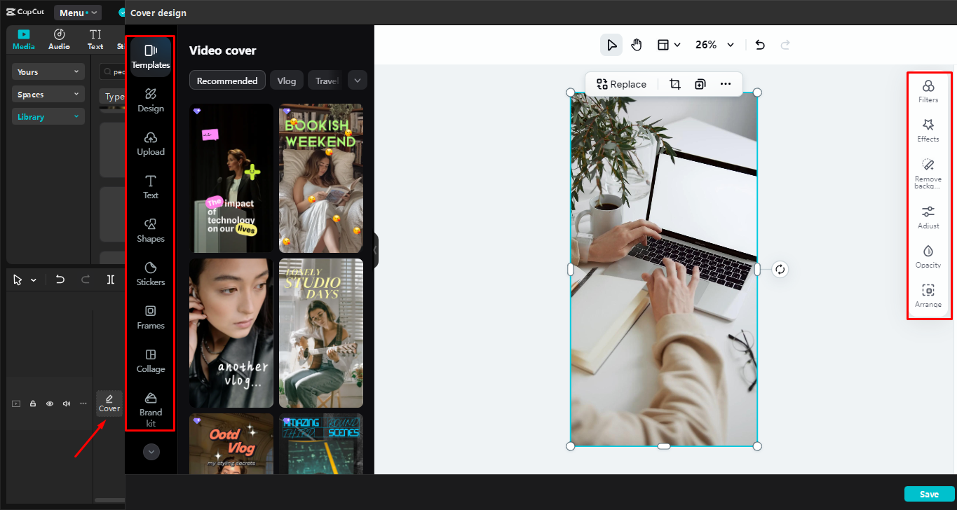 TikTok-video bewerken met CapCut desktop-video-editor
