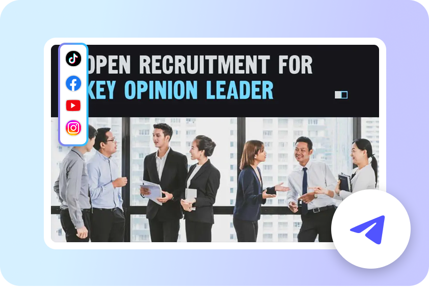 Turns one idea into posts for Instagram, Facebook, TikTok, and LinkedIn.