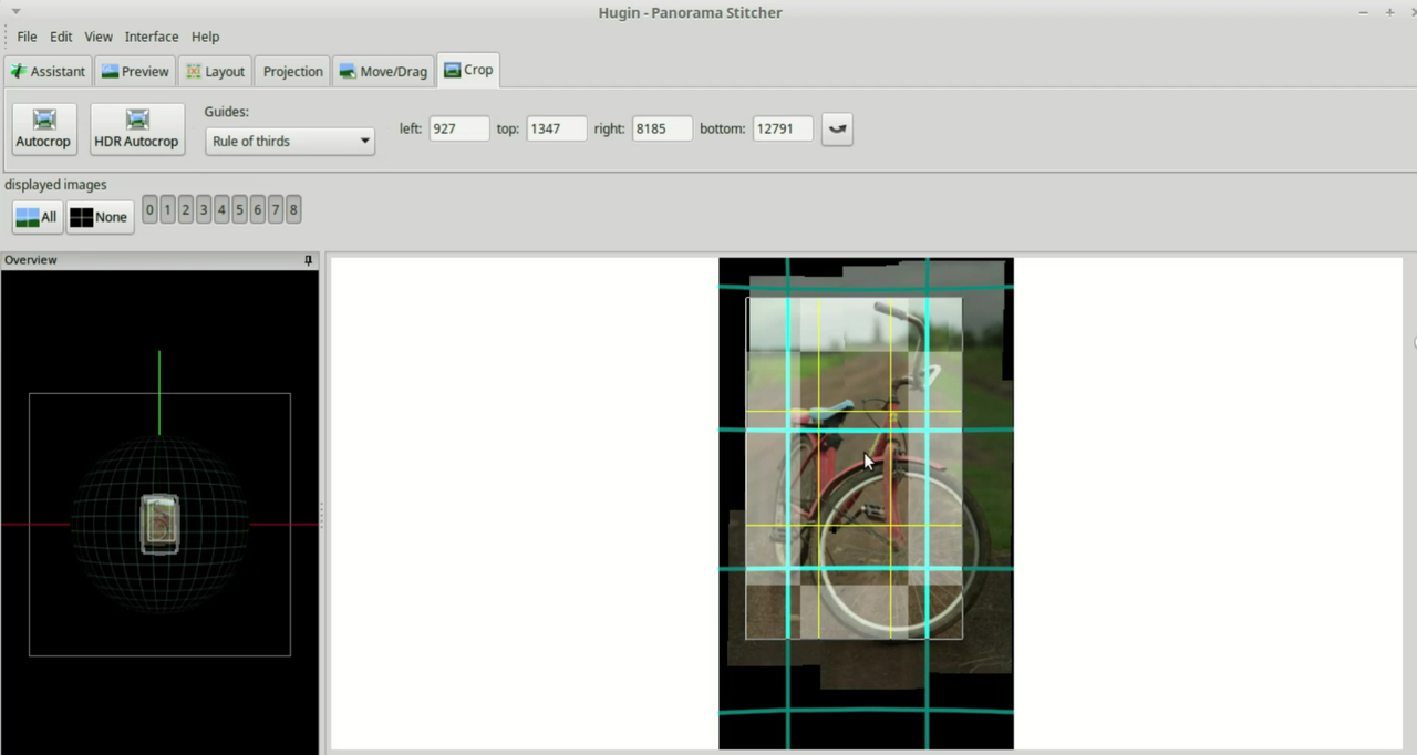 Hugin's interface