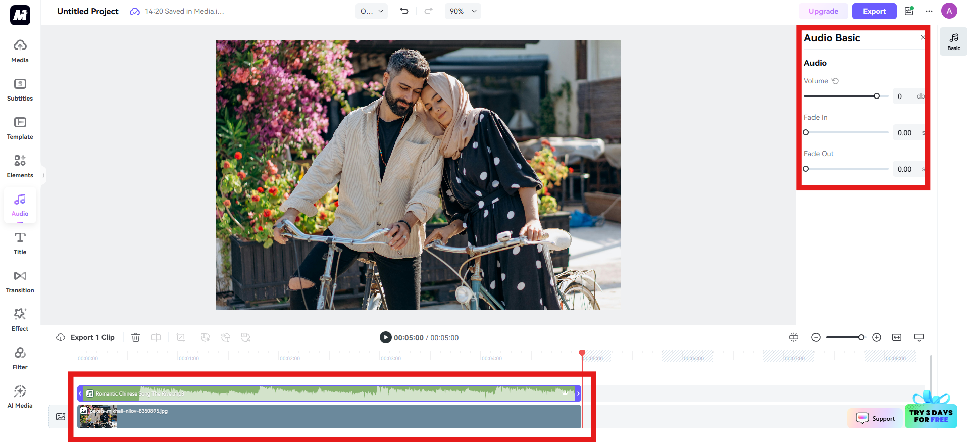 Arrange on timeline &amp; sync audio