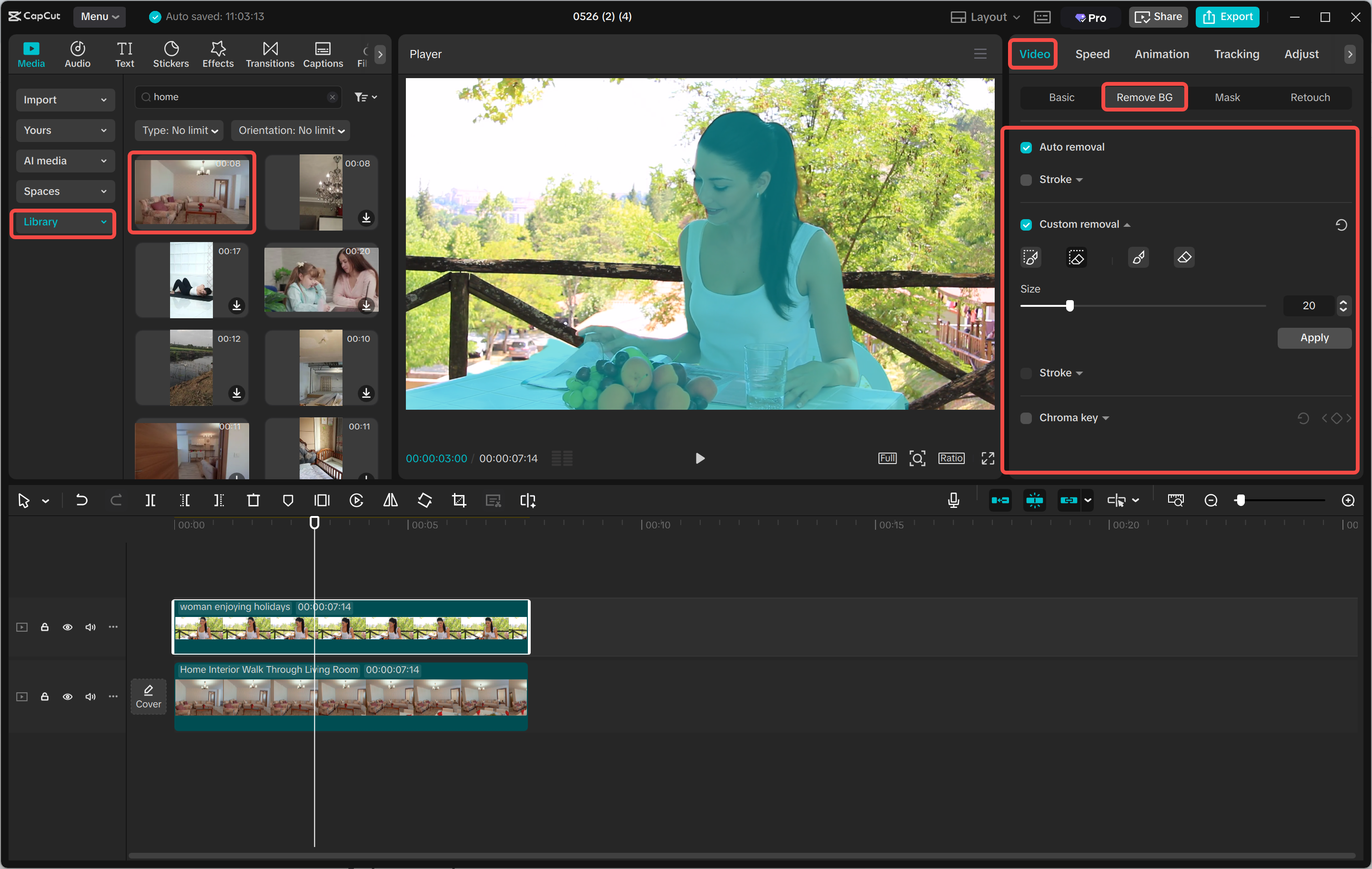 Come modificare lo sfondo dell'immagine nell' CapCut editor video desktop