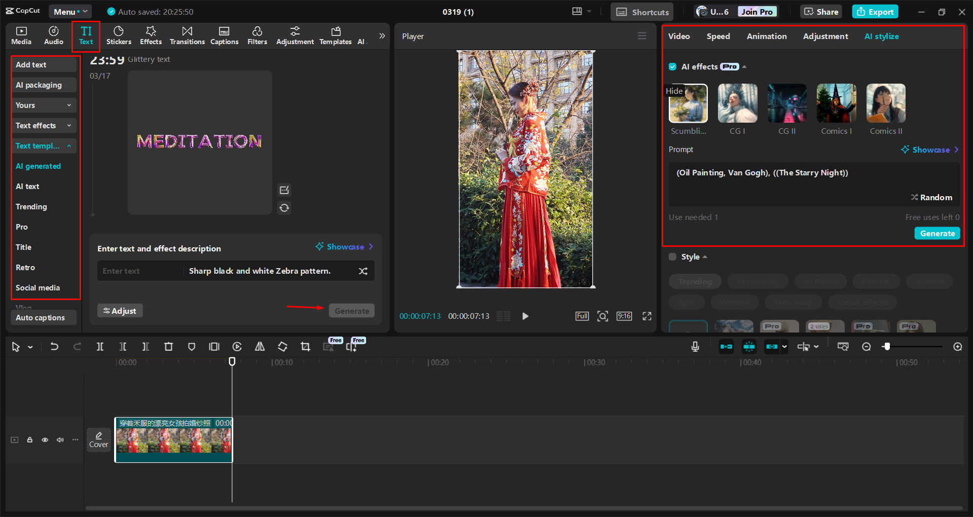 Criando um impressionante curta do YouTube no editor de vídeo para desktop CapCut