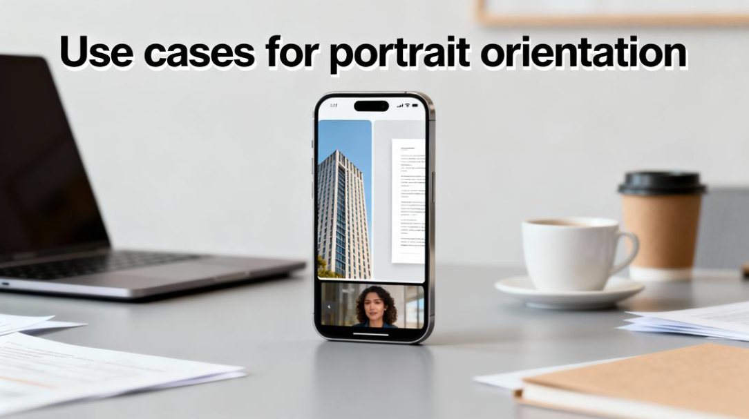 Teroka kegunaan imej orientasi potret