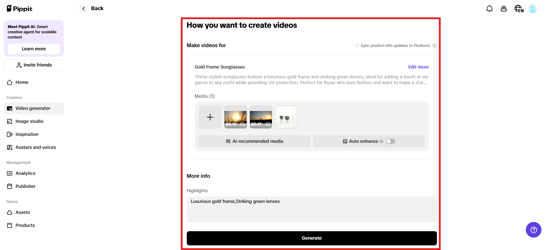 How you want to create videos