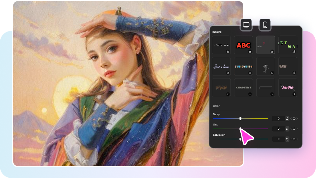 Customize your AI-created images with CapCut