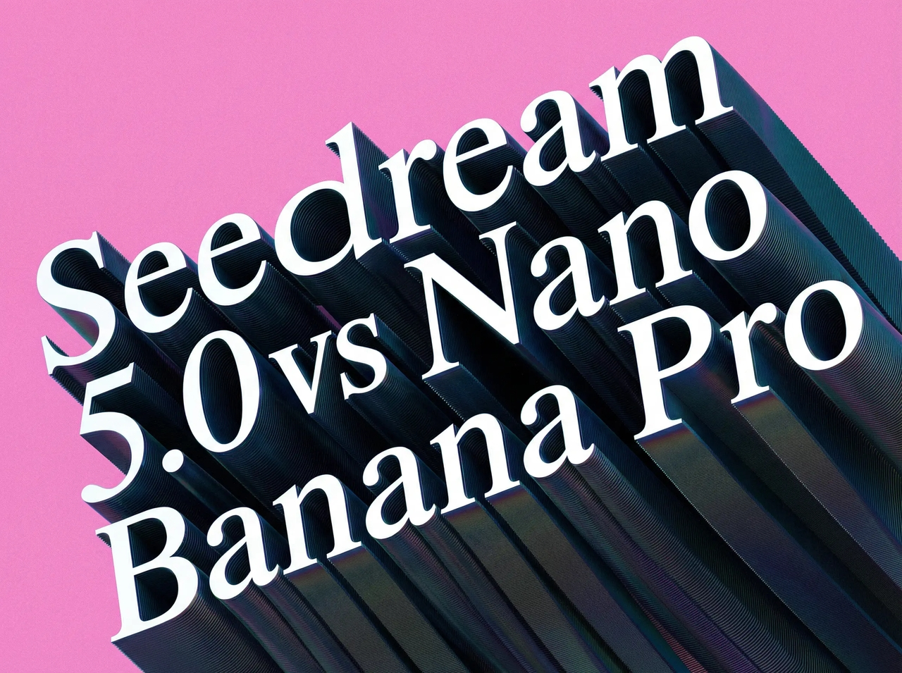 Seedream 5.0 vs Nano Banan Pro
