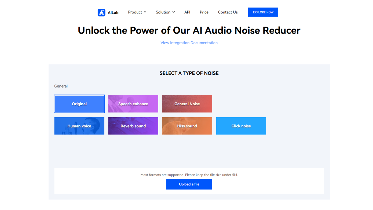 เครื่องมือเสียง AI ของ Wondershare AI Lab