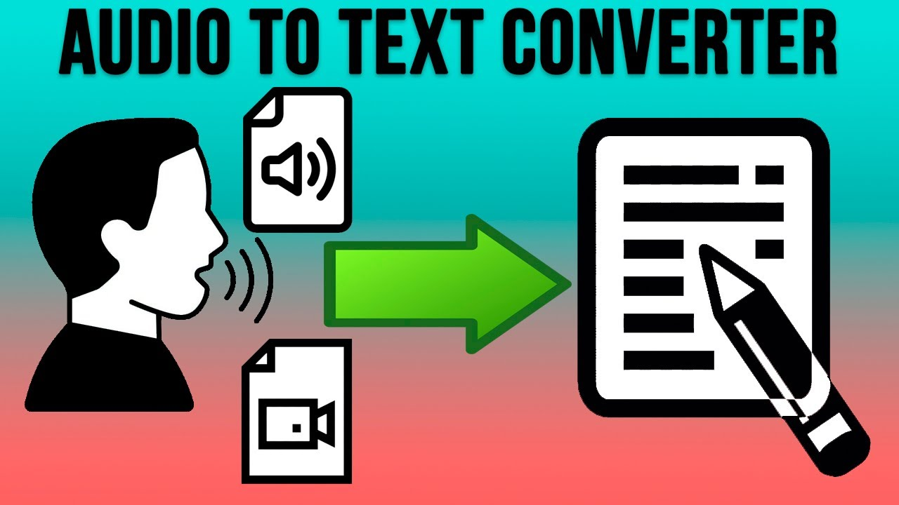 Extracting audio to text