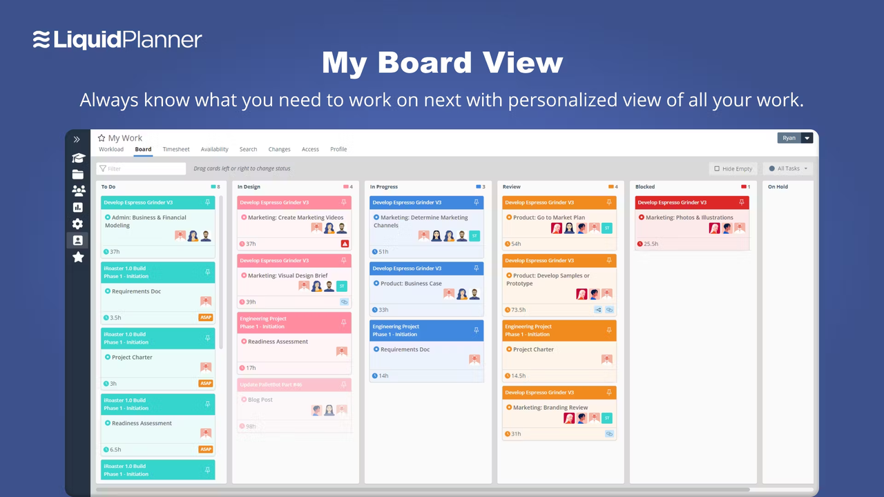 LiquidPlanner interface