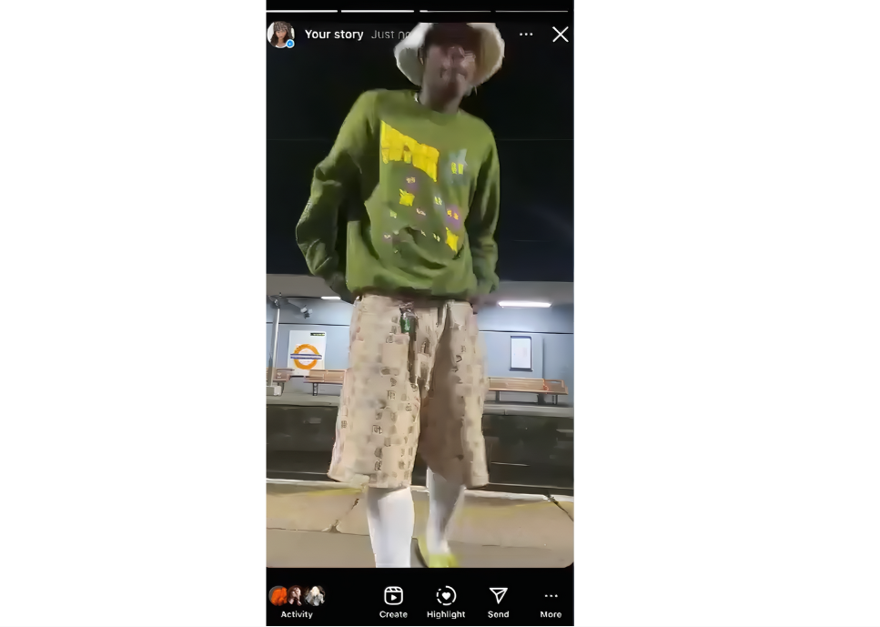 Instagram-Geschichte