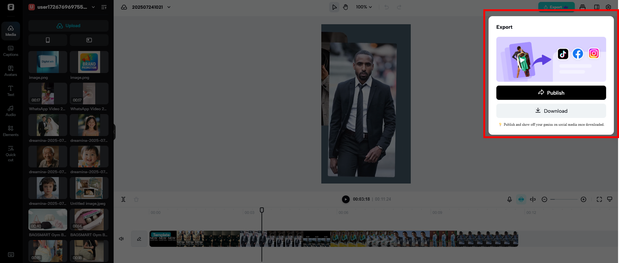 Export and post