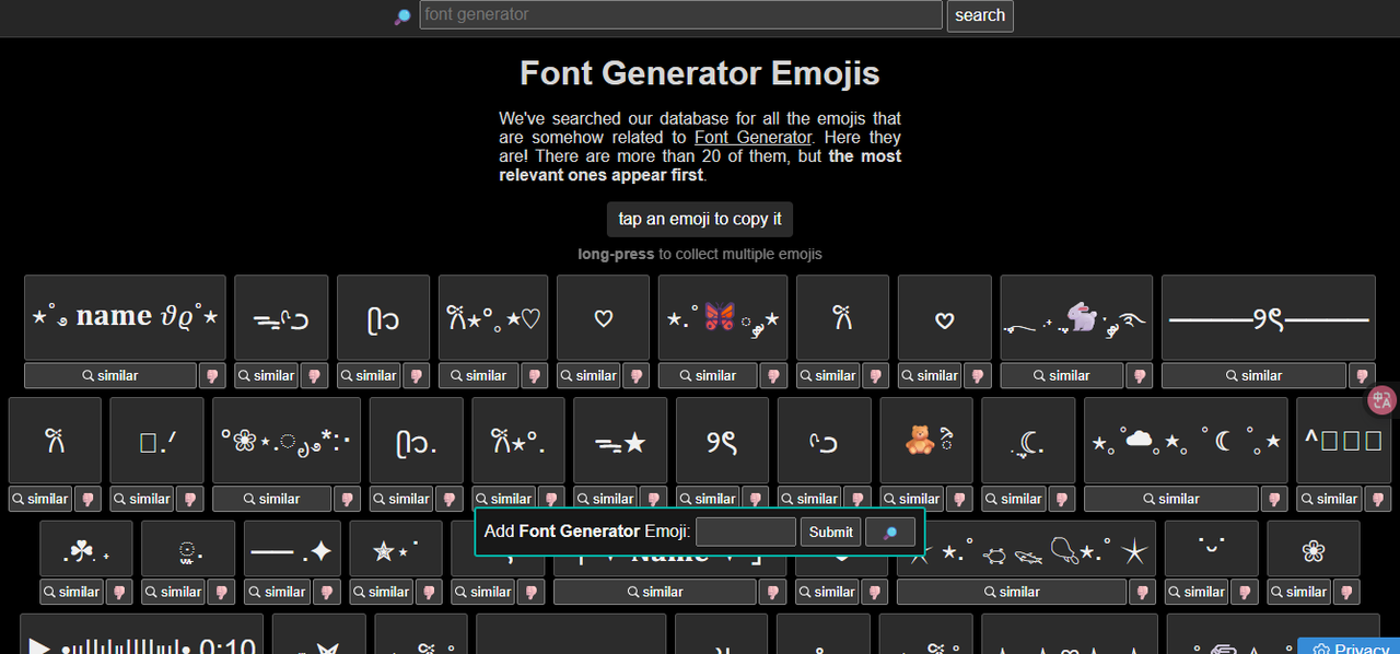 EmojiDB