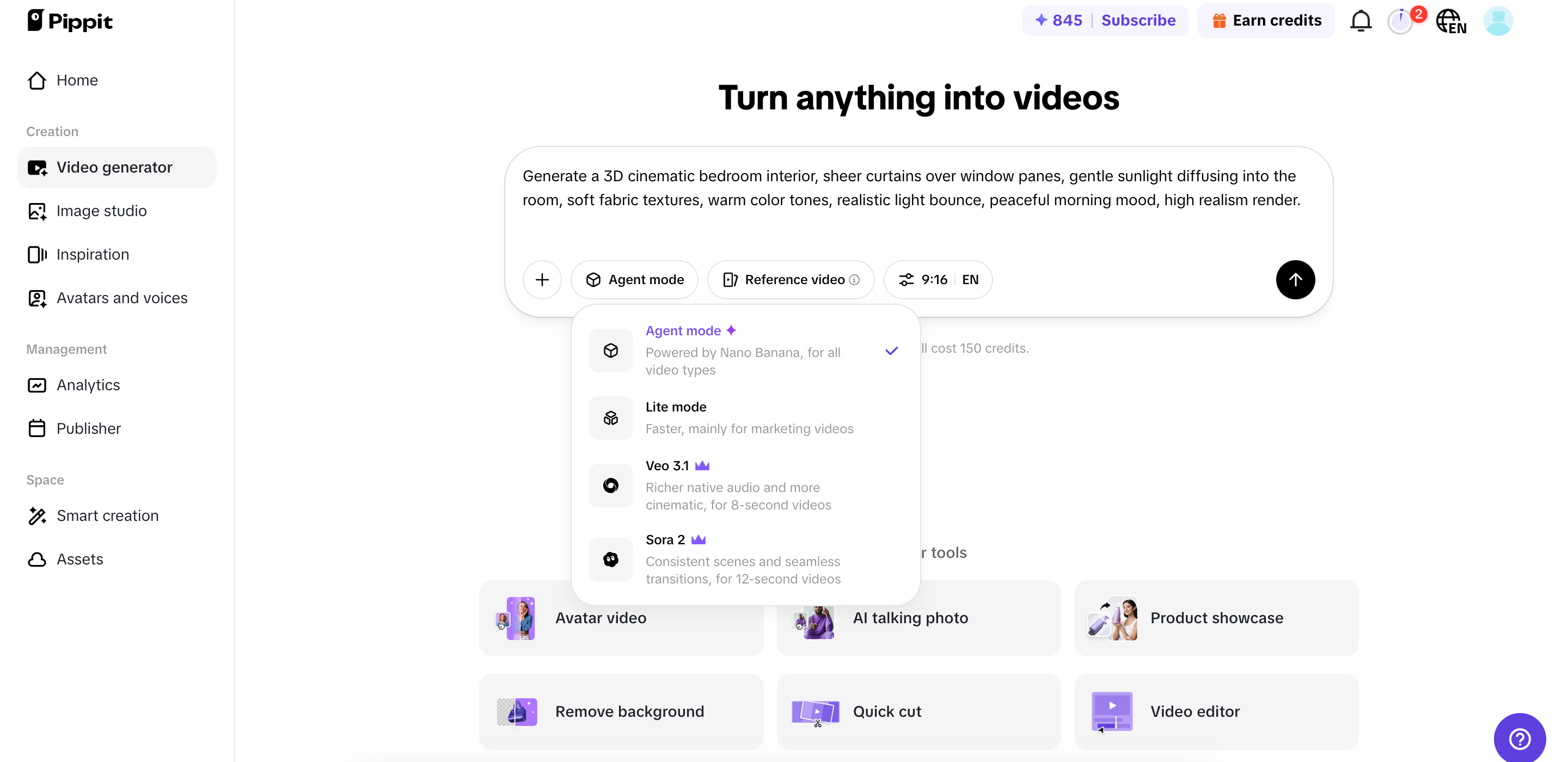 Generate the background