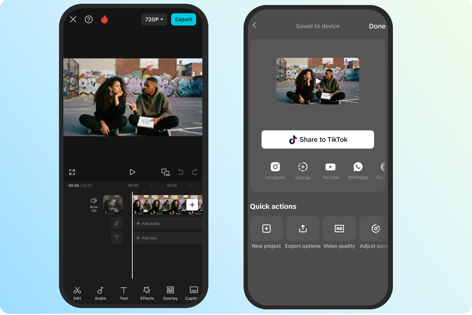 Export video