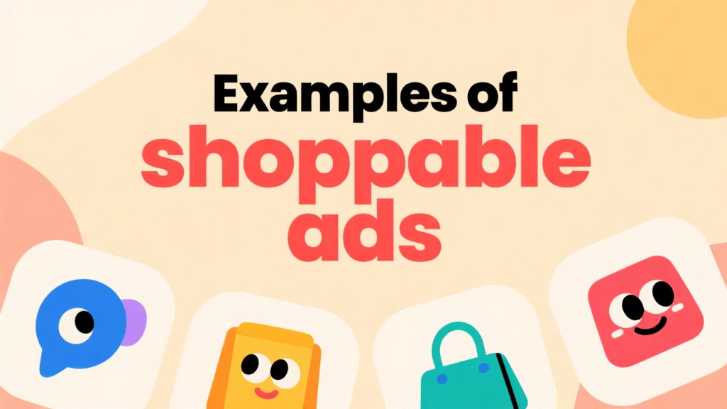 Examples of shoppable ads