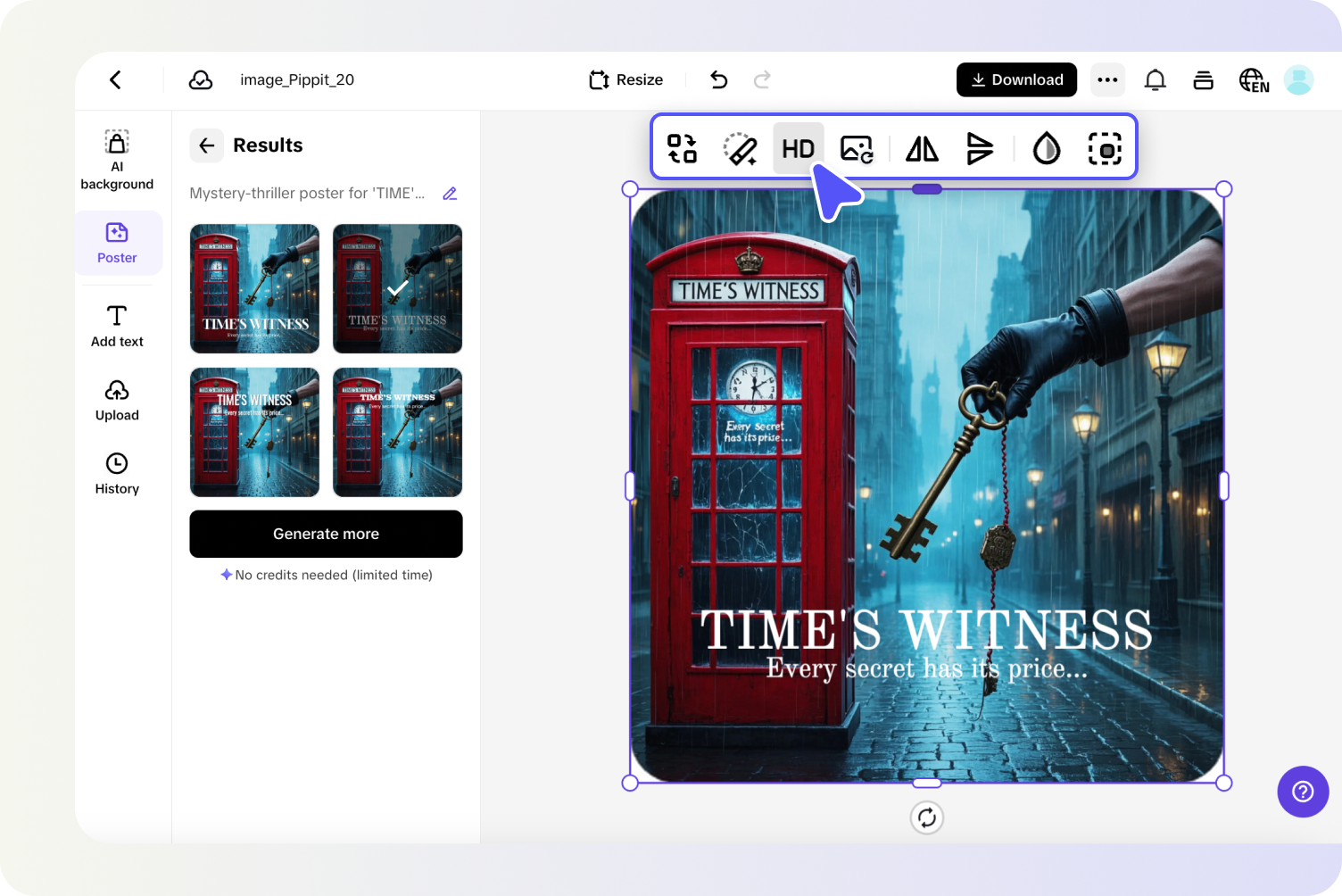 make movie posters online
