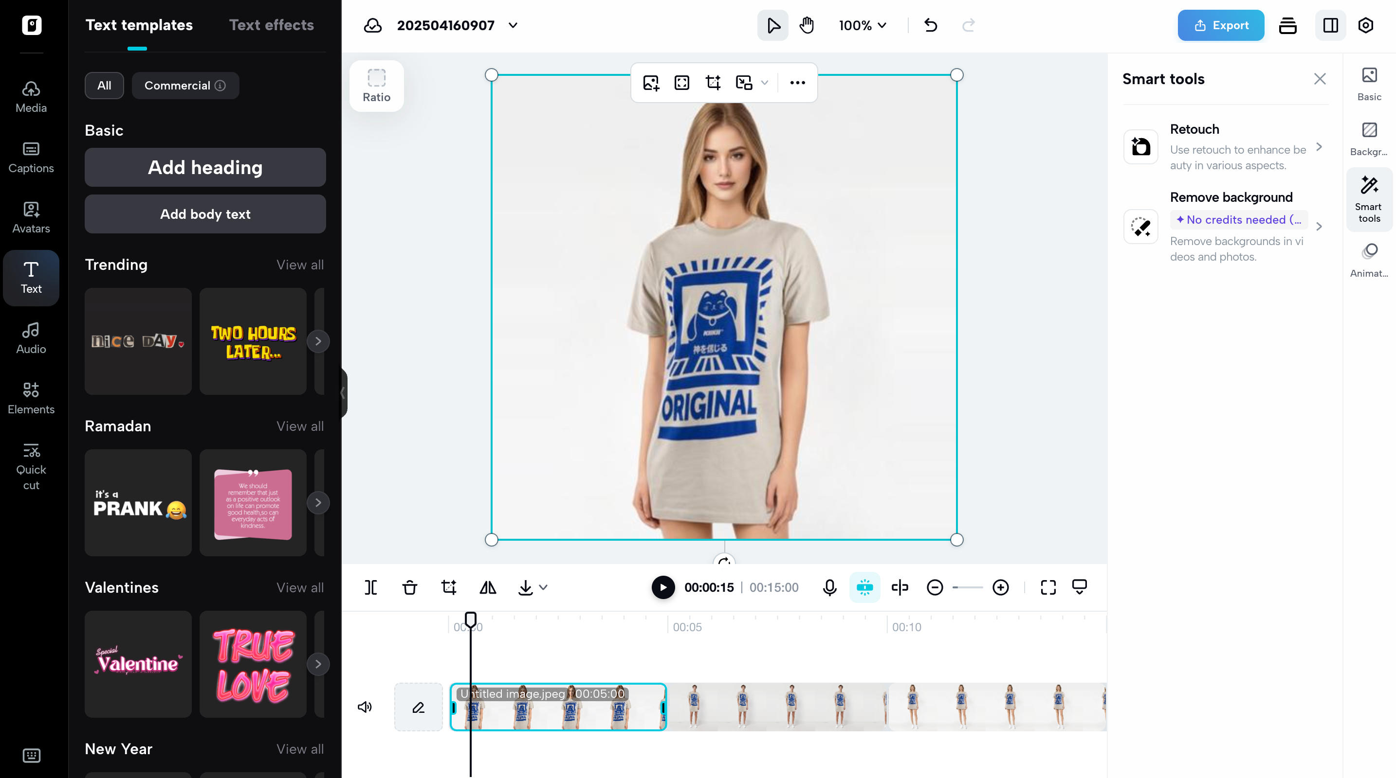 Customize video settings