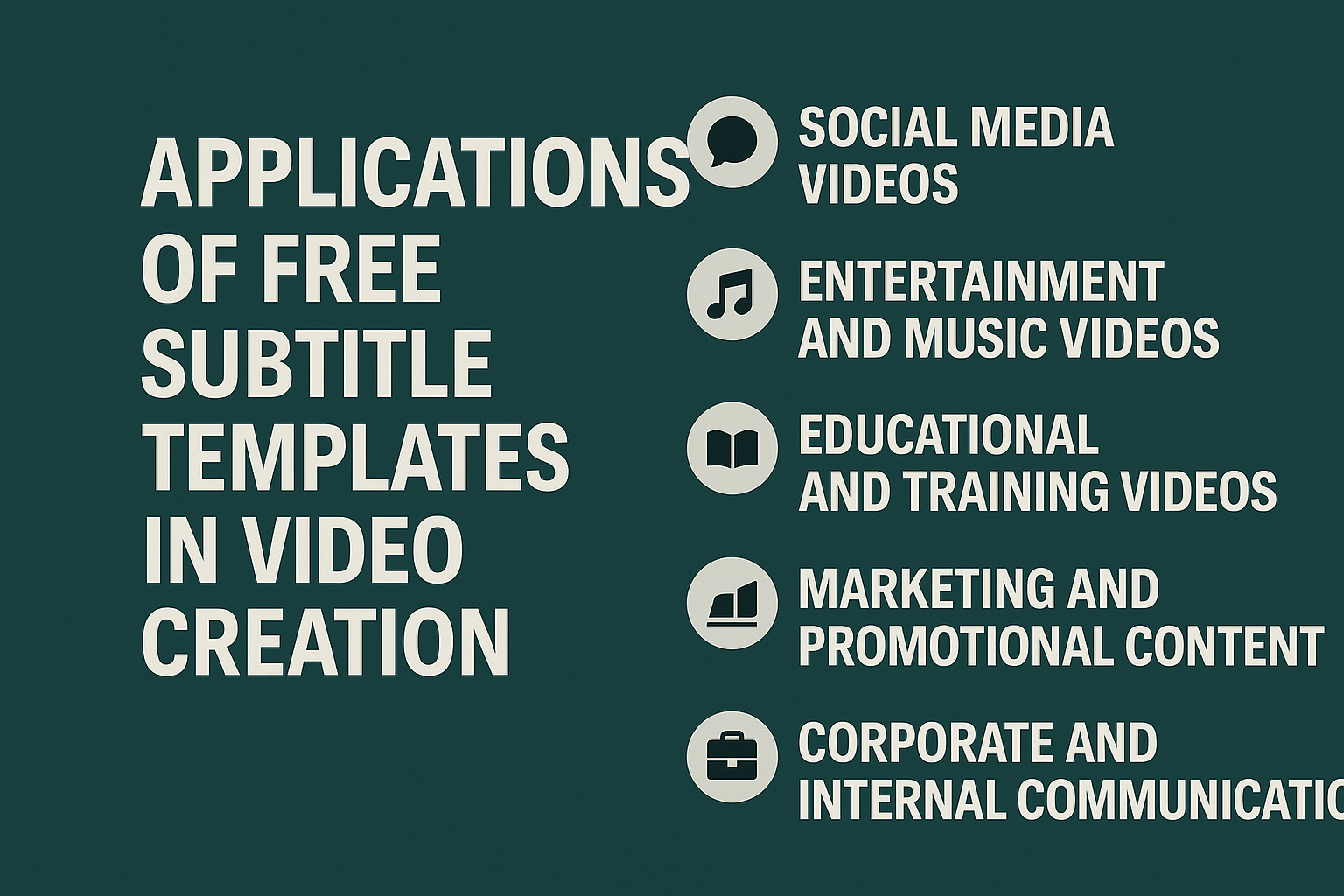 Applications of caption templates