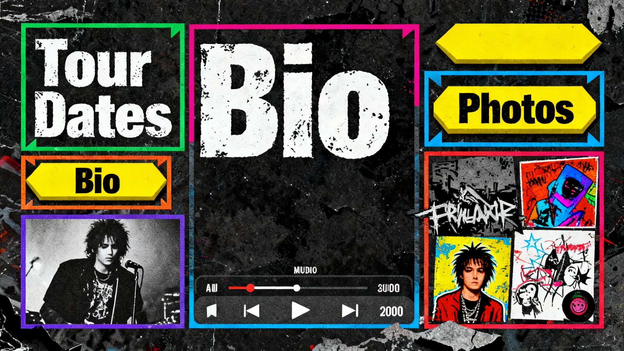 Webschnittstelle im Retro-Stil