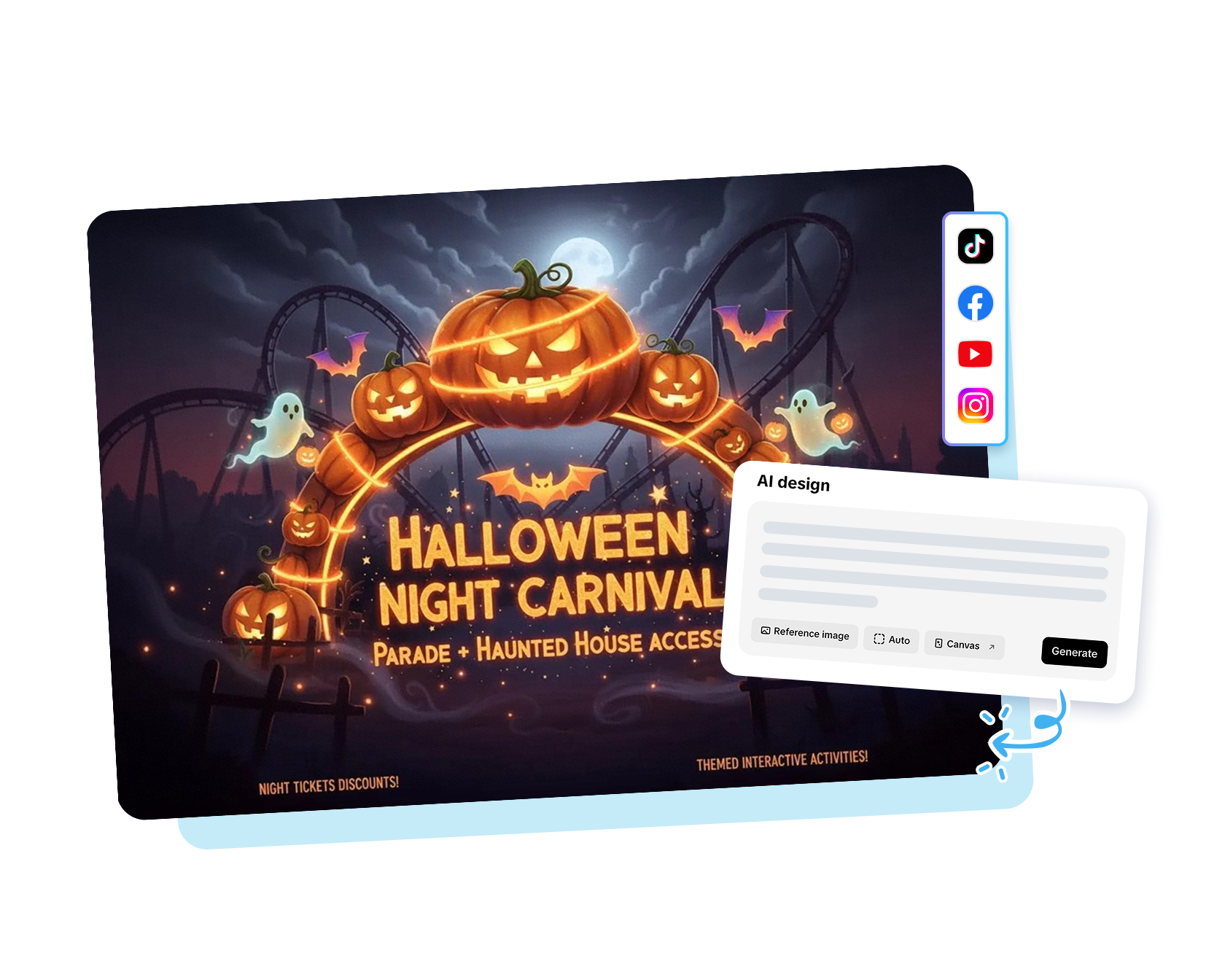 Make Halloween Ads Online