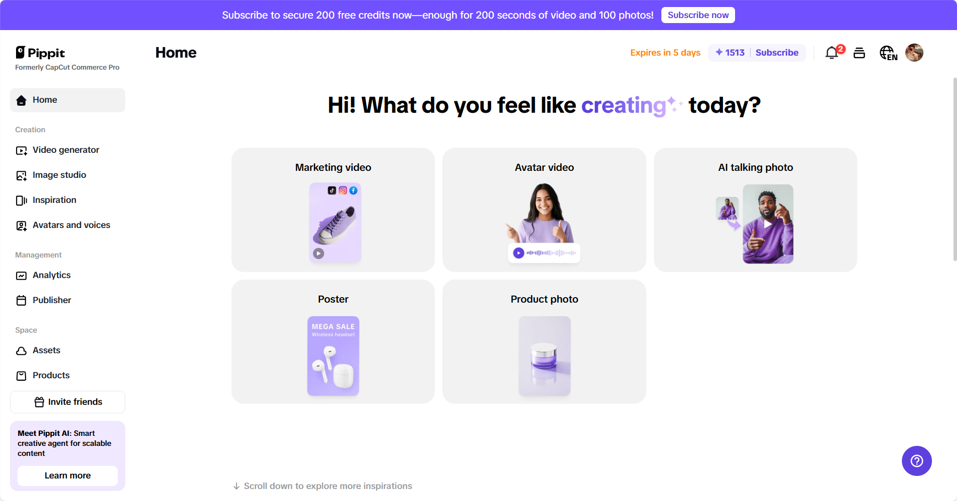 Use Pippit for YouTube monetization