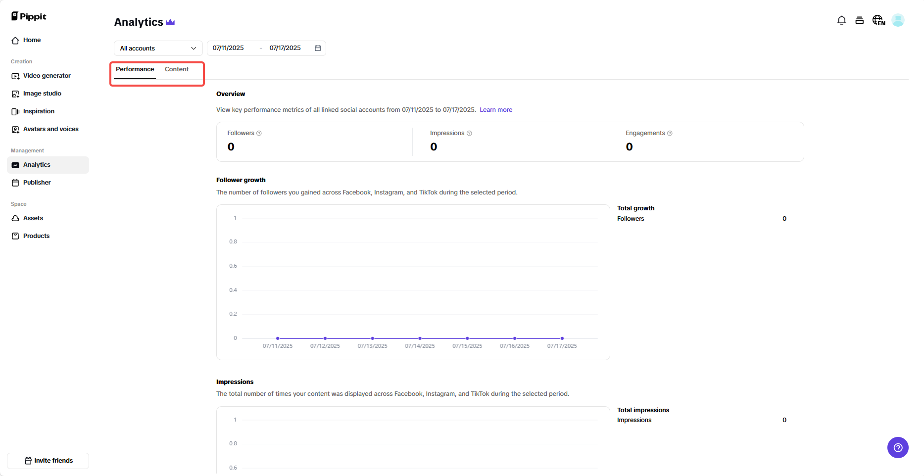 Track your social media data