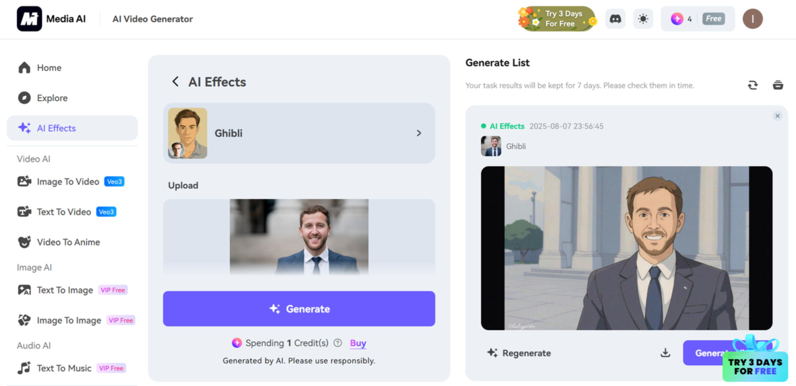 Media. Io - the popular tool to create a cartoon avatar from pictures