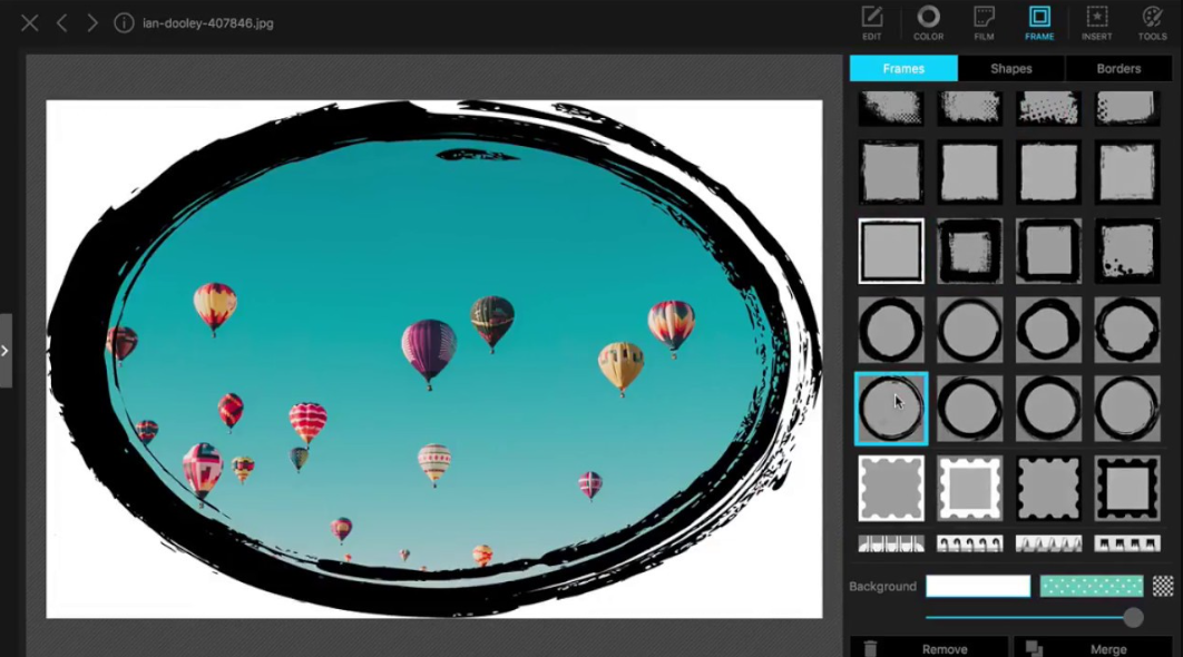 Interfaccia PhotoScape X