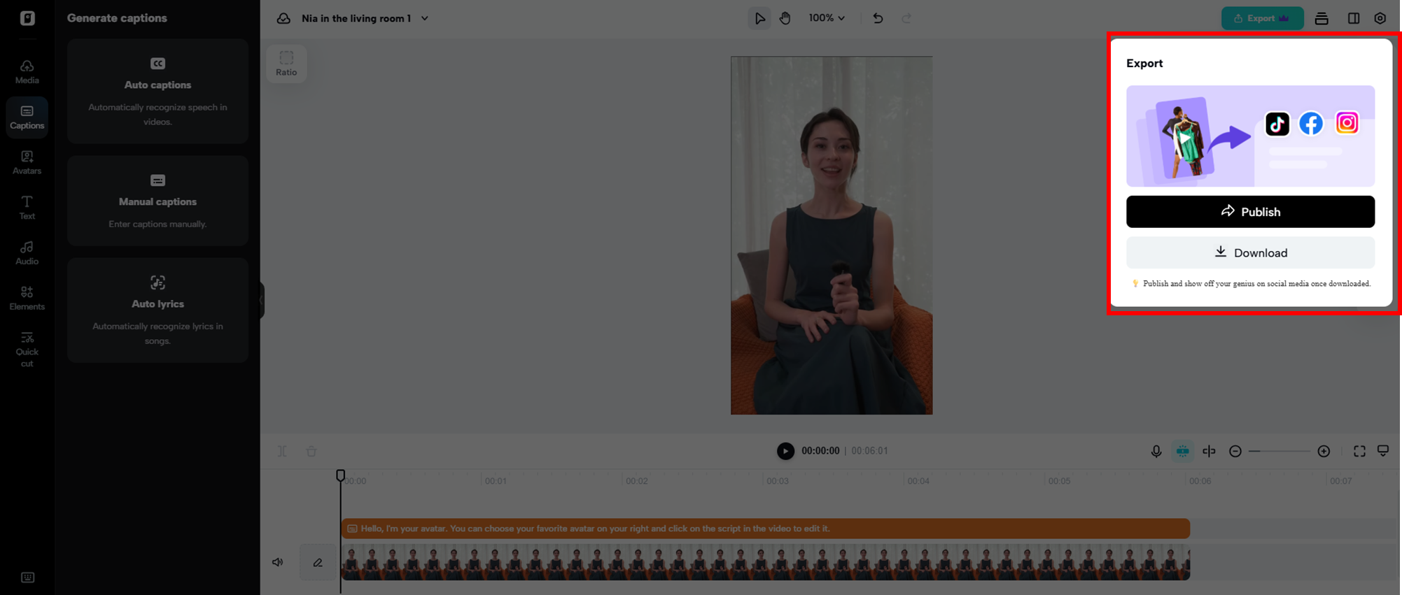 Export and post