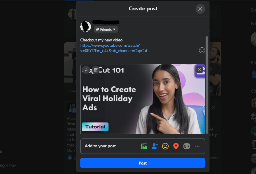 โปรโมตช่อง YouTube บน Facebook