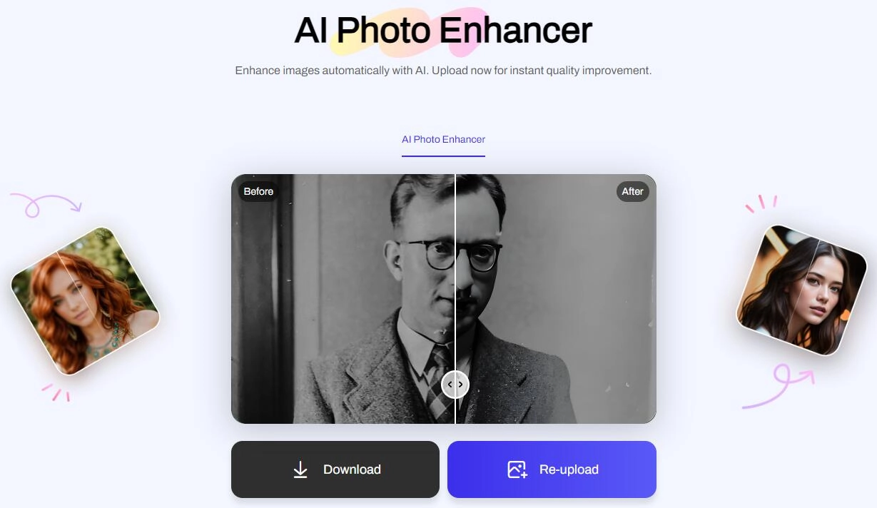 Antarmuka penambah foto ArtGuru