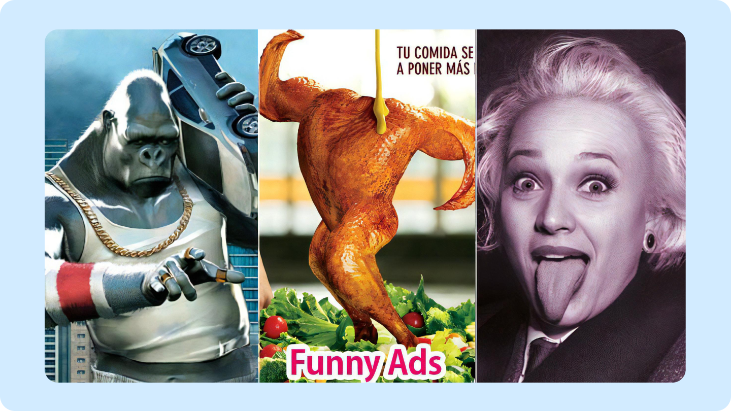 poster pubblicitari divertenti