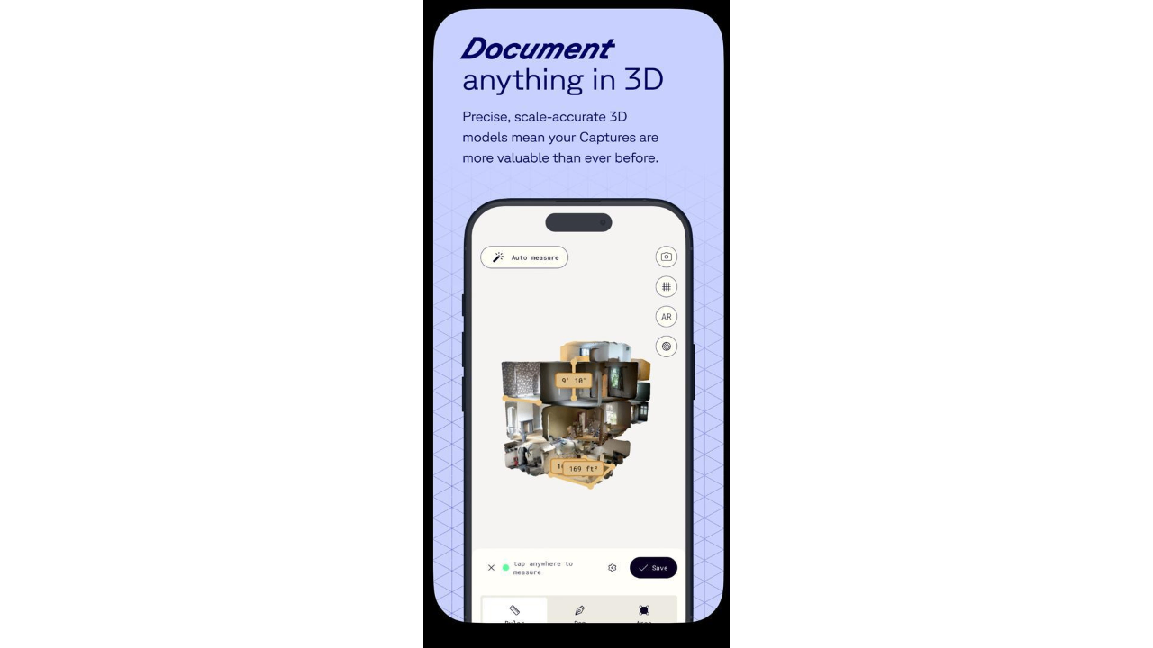 Polycam yapay zeka 3B model oluşturucu
