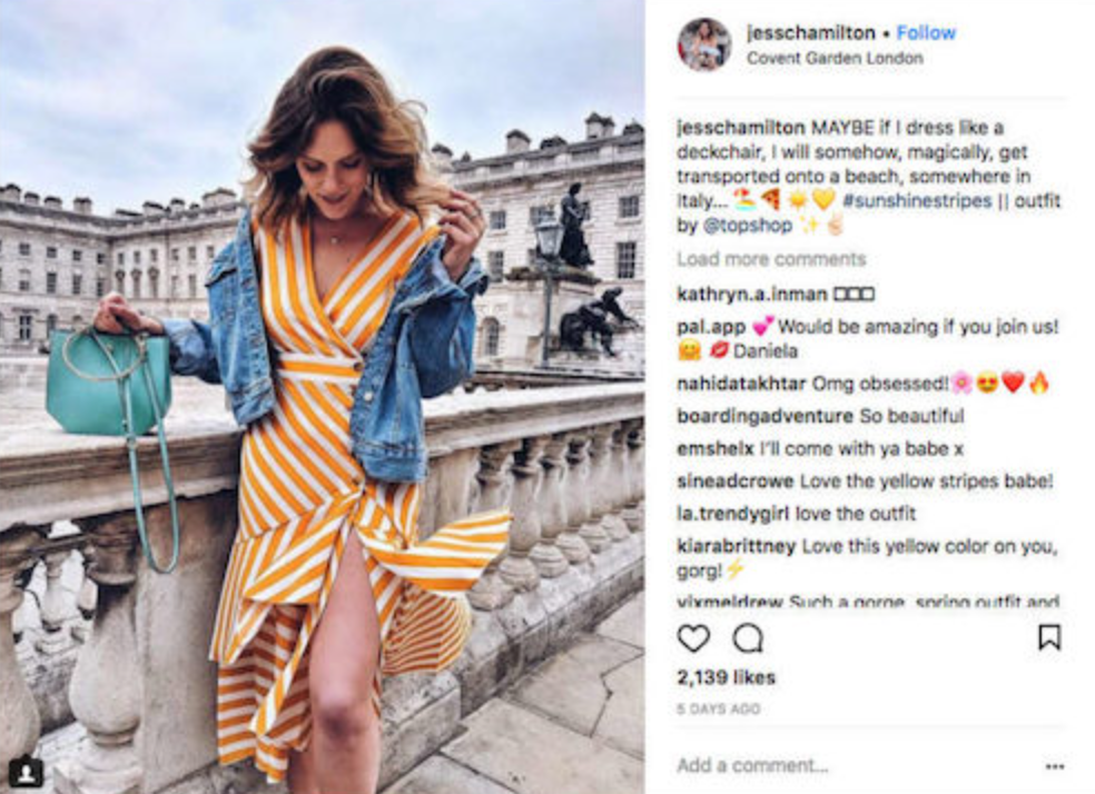 Iklan influencer di Facebook