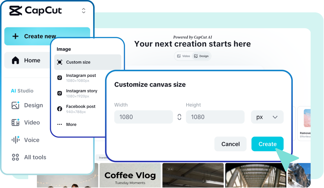 Step 1: Start a New Project in CapCut
