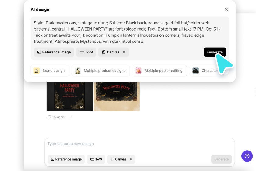 Creating Halloween invitations