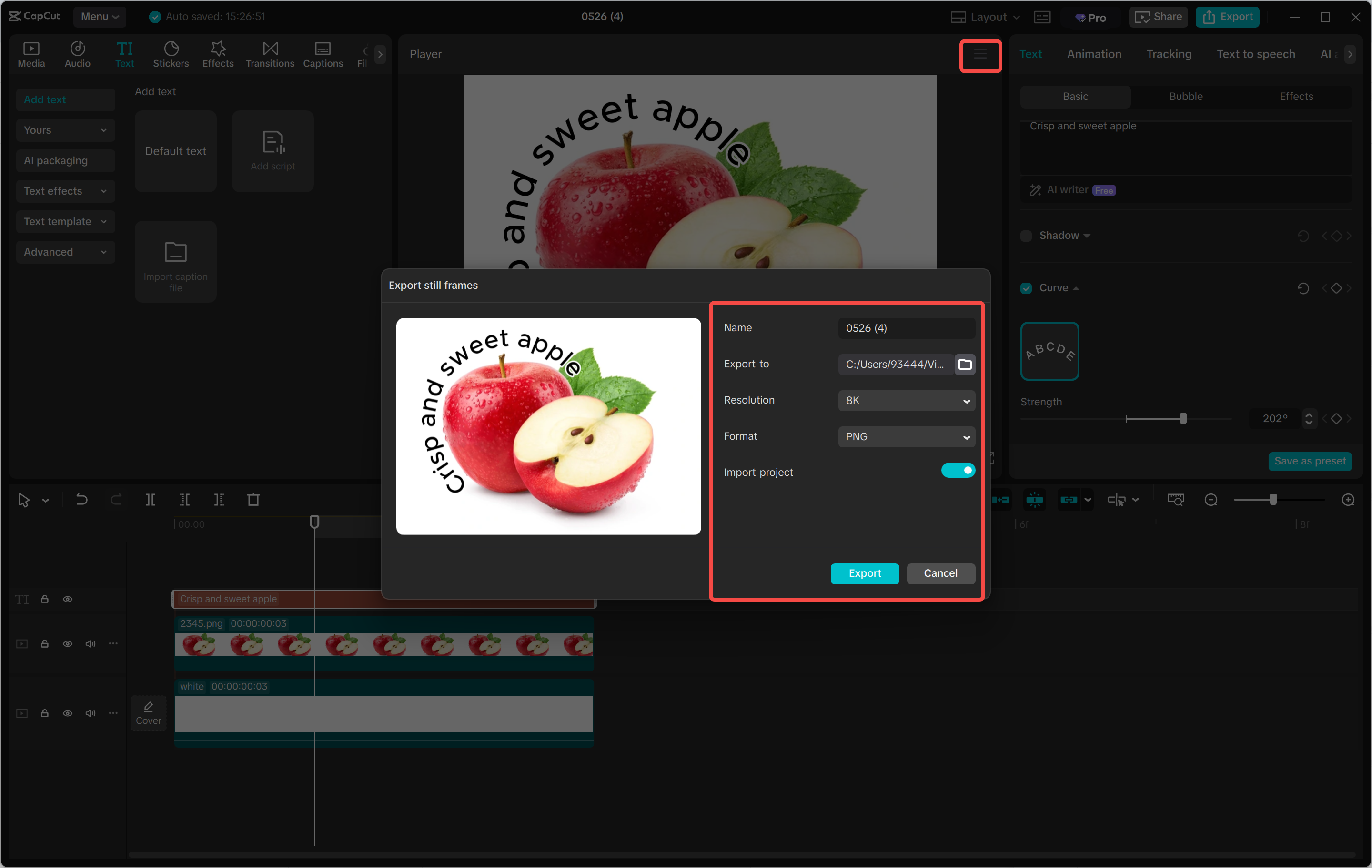 Exporter une vidéo à partir de l' CapCut éditeur vidéo de bureau