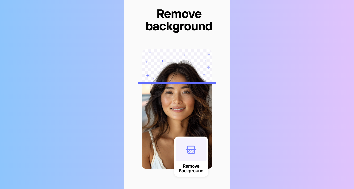 Aplicativo PhotoRoom remove BG