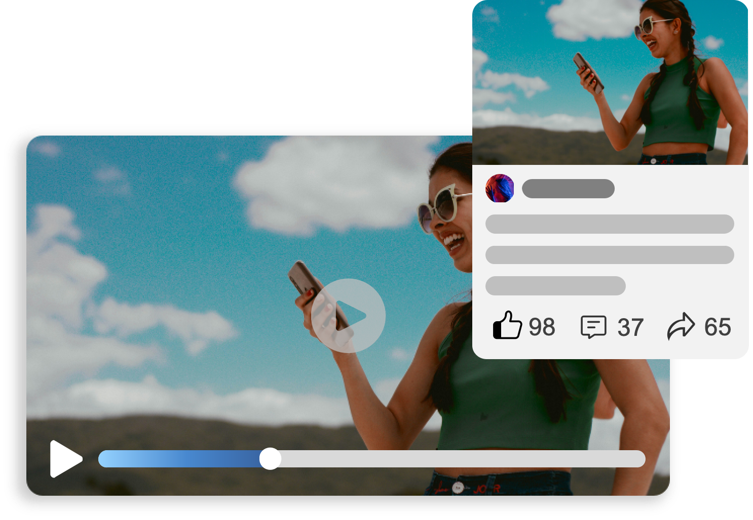 Pembuatan Konten Media Sosial Bentuk Pendek