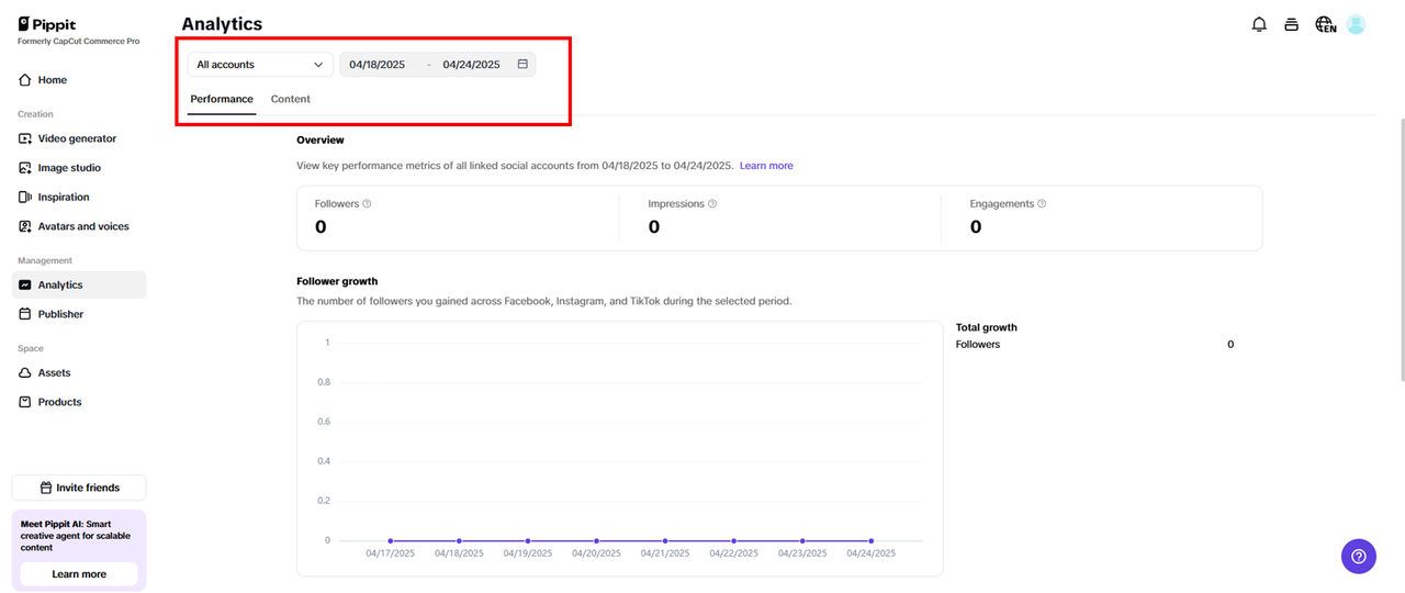 Track your social media data analytics