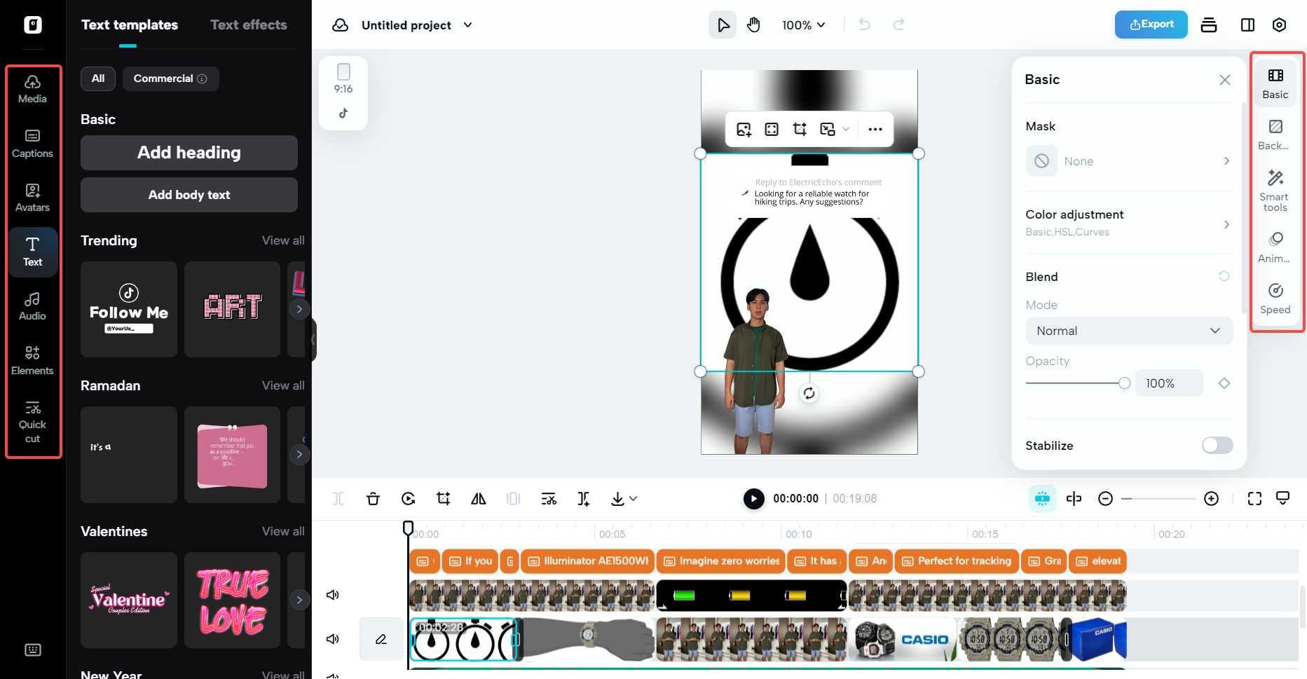 Finalize your video